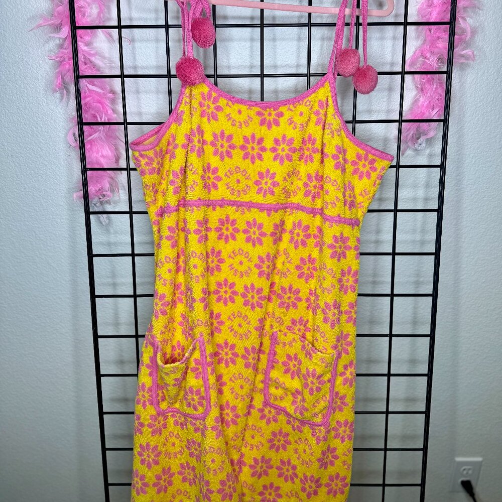 Teddy Fresh terry cloth floral dress